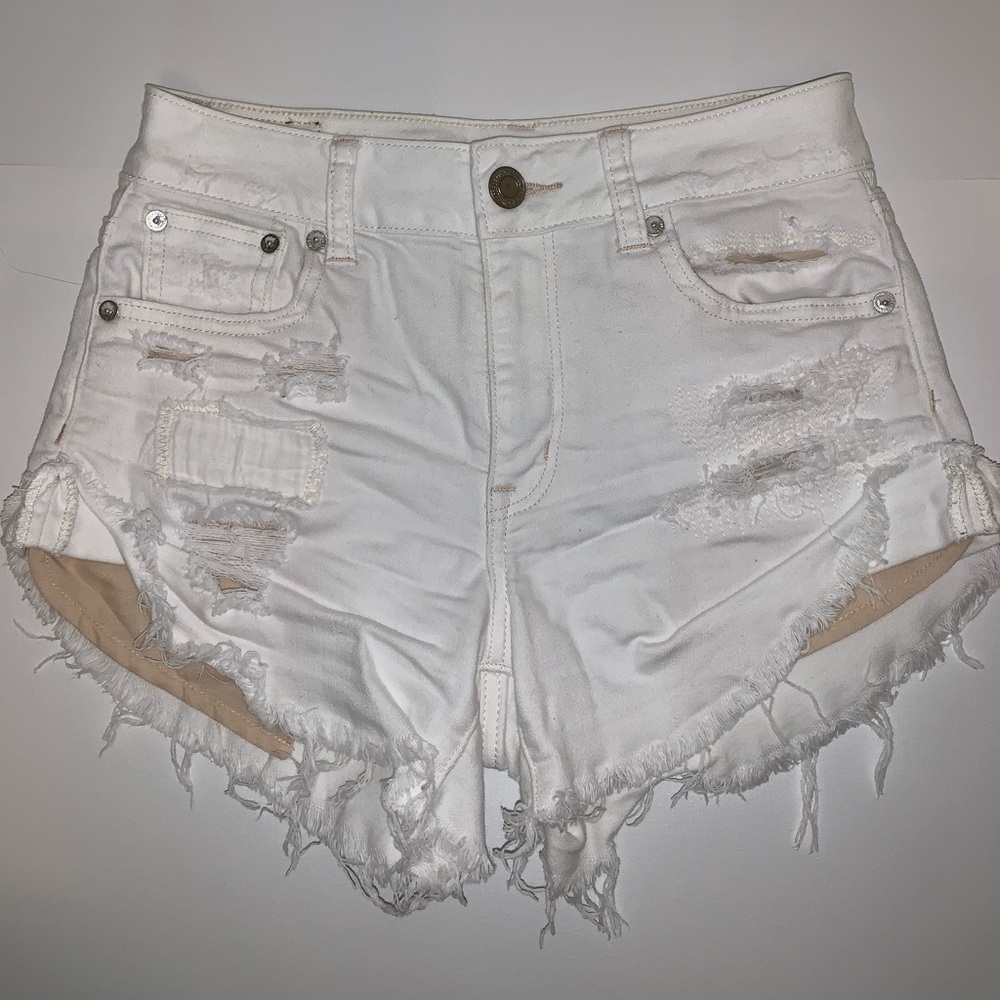 American Eagle Hi-rise Festival Shorts (size 0)